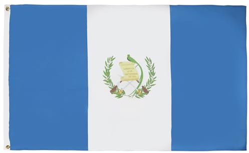 AZ FLAG - Flagge Guatemala - 150x90 cm - Republik Guatemala Fahne 100% Polyester mit Messing-Ösen - 110g
