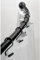 iDesign 79077EU Gebogenen Duschvorhang-Teleskopstange, 104-183 cm, mattschwarz