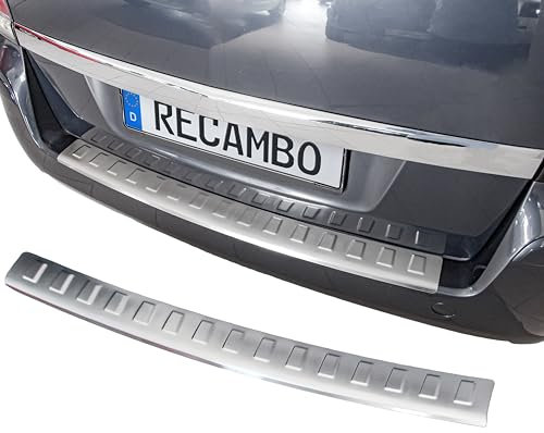 Ladekantenschutz Edelstahl CHROM kompatibel für OPEL ZAFIRA B | 2005-2014 | mit Abkantung | premium Qualität von RECAMBO