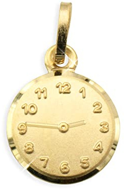 Taufuhr Anhänger echt 585 Gold 14 Karat Durchmesser 10mm (Art.213071) Gratis Express Gravur
