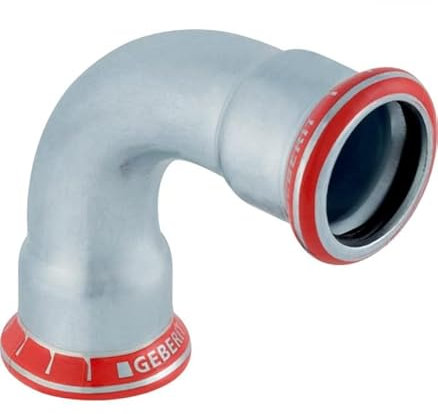 Geberit 20105 gebogen verzinkt Mapress