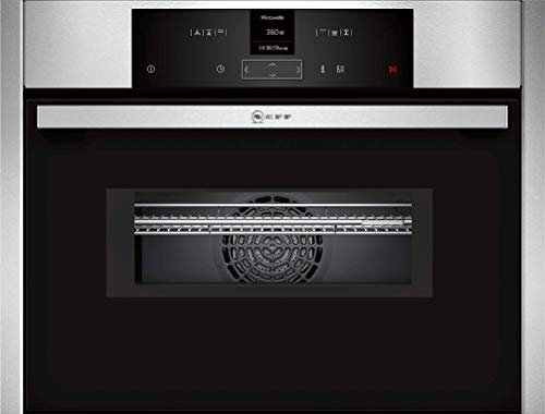 Neff C15MR02N0 Intégré Noir, Acier inoxydable four - fours (Intégré, Noir, Acier inoxydable, toucher, Électronique, 50/60 Hz, 480 x 392 x 237 mm)