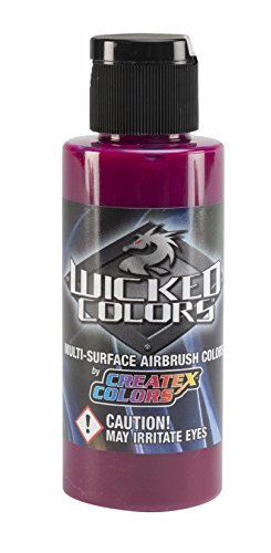 2 oz Wicked Colors Detail Airbrush Paints Color: Magenta by Createx