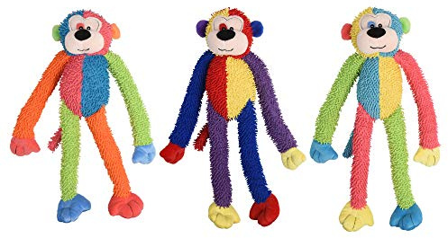 Multi Pet International DMP37812 Multicrew AFFE Plüsch-Hundespielzeug, 43,2 cm, Farben variieren, Sortiert