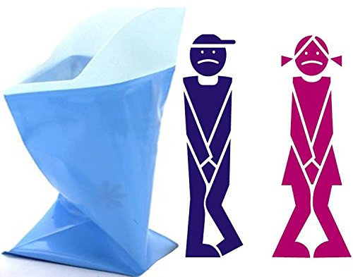 Notfall Wiederverwendbare Urinal Tragbare Schrumpfbare Persönliche Mobile Toilette Töpfchen Pee Flasche für Kinder Erwachsene Camping Auto Reise