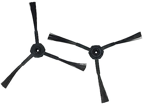 vhbw 2X Spazzola Laterale Compatibile con Ariete Evolution 2,0 Robot aspirapolvere - Set spazzole, Nero