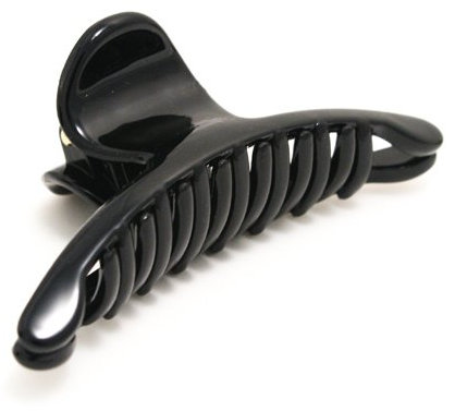 Mia Slim Clip-Super schmale, superstarke, flache Klemme für die Haare, 9,5 cm lang x 2,5 cm breit, Schwarz (1 Stück pro Packung)