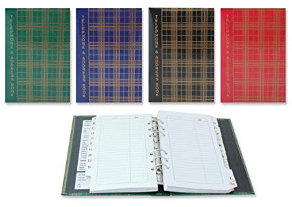 Tallon Executive Index Address Book - Assorted Colours
