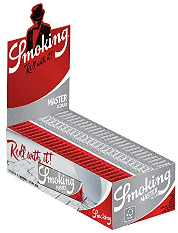 Smoking Master Regular, kurze Blättchen ultra-dünn 1 Box (50 Heftchen)