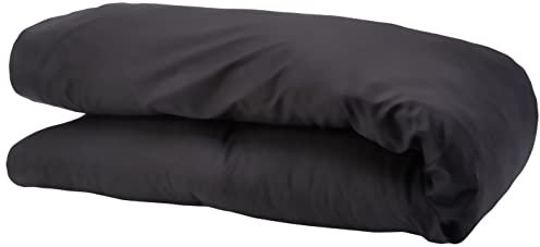 LOVELY CASA t34820001 Alicia Nackenrolle 45 x 185 100% CO 100% Baumwolle, Baumwolle, schwarz, 185x45 cm