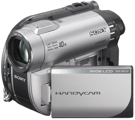 Sony DCR-DVD110 DVD Handycam with X40 Zoom