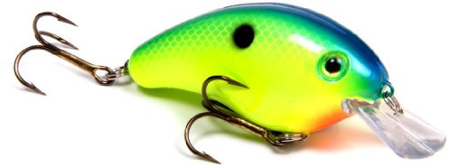 Strike King Promodel Serie 4S Köder, Blue Back Chartreuse