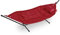 Fatboy Headdemock Deluxe Hellgrau | Hängematte für Zwei mit Gestell | inkl. Matte, Gestell, Kissen, Cover- Deluxe Version | Outdoor geeignet Garten & Terrasse | 280 x 140cm