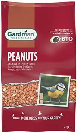 Gardman Peanuts for Wild Birds, 4 kg A05030