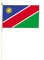 Stockflagge/Stockfahne NAMIBIA Flagge/Fahne ca. 30 x 45 cm mit ca. 60cm Stab/Stock