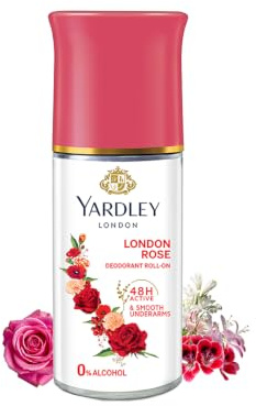 Yardley London Rose Deodorant (Roll On) 50ml