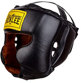 BENLEE Kopfschutz aus Leder Tyson Black S/M