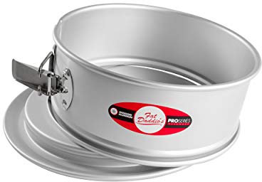 Fat Daddios PSF-103 Anodized Aluminum Springform Cake Pan, Silver