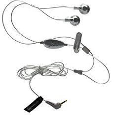 OEM Motorola - Auricolare stereo universale 2,5 mm, colore: Argento