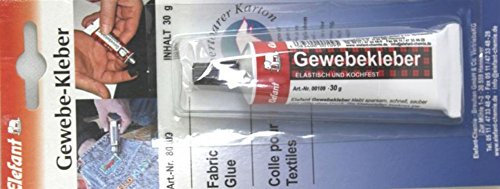 Gewebekleber kochfest Textilkleber 30g Klebe Klebstoff Leim 13,30EUR per 100g