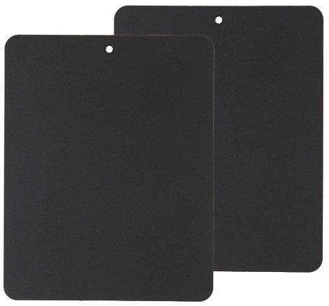 Linden Sweden Flexibles Schneidebrett 2er Pack – flach liegend für sichere Arbeitsfläche – extra dick für Haltbarkeit – BPA-frei und lebensmittelecht (schwarz)