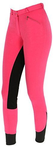 Covalliero Reithose Economic, Vollbesatz Kinderreithose, Dark-Rose, 128