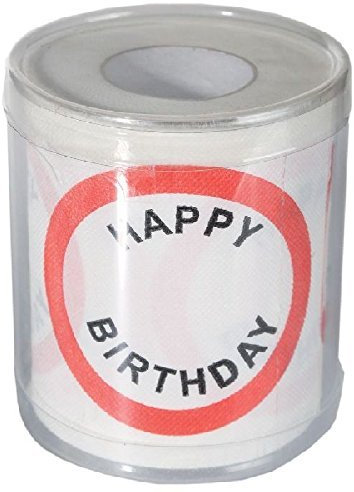OOTB Papier Toilette, Joyeux Anniversaire, dans Une boîte en PVC