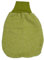 Cosilana Baby Strampelsack Fleece, 60% Wolle (kbT), 40% Baumwolle (KBA), (50 cm, Lindengrün-Melange)