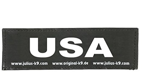 Interchangeable Patches, 1 pair, USA, Size: Small, Black