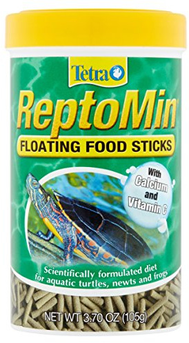 Tetra ReptoMin Floating Food Sticks, Food for Aquatic Turtles, Newts and Frogs, 3.7 oz