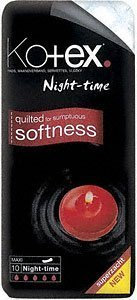 Kotex Maxi Night Time Damenbinden, 4 x 10 Stück