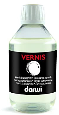 DARWI - DA3000250003C - Un flacon de Vernis Protecteur Brillant - Auxiliaire pour Peintures - 250 ML - Finition Céramique après 3 couches - DARWI VERNIS BRILLANT