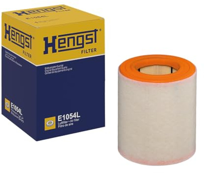 HENGST - Luftfilter E1054L - Luft-Filtereinsatz für KFZ | Hochwertiger Motorluftfilter für Otto- oder Dieselmotor - Schutz für Motoren - Wasserbeständig