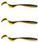 3 STK Wurm Twister Softbaits 13 cm Gummiköder Barsch Kunstköder Angelköder Hecht (05)