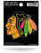 Rico Industries NHL Hockey Chicago Blackhawks kurzer Sport-Aufkleber, 9,5 x 12,9 cm, gestanztes Team-Logo, kurzer Sport-Aufkleber