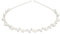 ROSENICE Blatt Haarband Stirnband Tiara Kristall Strass Haarreif Haarschmuck