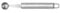 PINTINOX Scavino Cucina Professionale Ellisse Acciaio Inox 18/10 Lunghezza 18cm Diametro 2,2cm