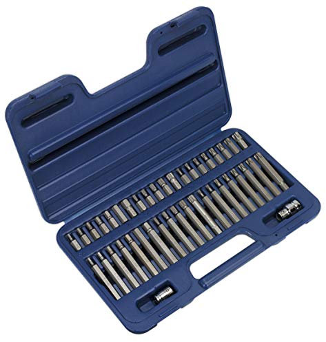 Sealey AK219 TRX-Star/Spline/Hex Bit Set 42 Piece 3/8 and 1/2sq Drive