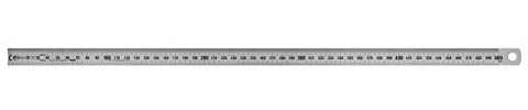 Vogel Germany Stahlmaßstab (Typ B, Messbereich 500 mm, Querschnitt 18 mm x 0,5 mm, rostfreier Federbandstahl, Ablesung von links nach rechts) 1010020050
