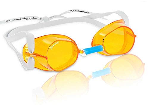 Malmsten Schwedenbrille Classic | Schwimmbrille | Swedish Goggles | Montageset (orange)