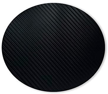 4R Quattroerre.it Adesivo Tappo Serbatoio Fiat 500 e 500 Abarth Carbonio