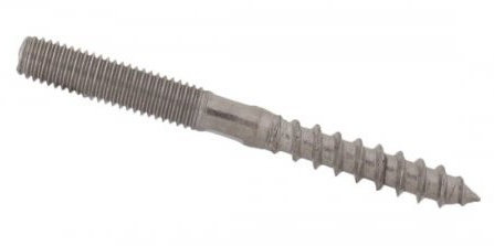 Edelstahldiscounter 10x Schraube M8 x 80 mm, Edelstahl, Rechtsgewinde M8, Außensechskant, Vollgewinde, 1.25mm, 10 Stück