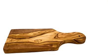 Tunisian Olive Wood Garlic Board (23cm x 10cm)