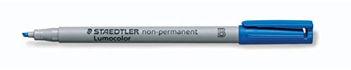 Staedtler 312-3 Feinschreiber Universalstift Lumocolor non-permanent, B, blau