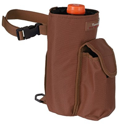 Tough 1 Water Bottle/Cell Phone Combo Pouch, Brown