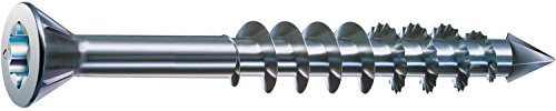 SPAX-M, MDF Schrauben, 4,0 x 60 mm, 100 Stück, T-STAR plus, Senkkopf, Kleiner Fräskopf, Teilgewinde, CUT-Spitze, WIROX A3J, 0441010400603