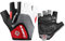 INBIKE Fahrradhandschuhe Halbfinger Herren Damen Sommer Radhandschuhe Kurz Gel Atmungsaktiv rutschfeste Mountainbike Handschuhe für Radsport MTB Rot,XL