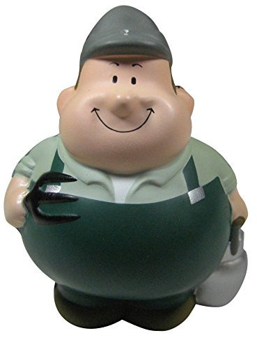 Spatzenland Herr Bert - Bauer Anti-Stress-Squeezies Grün Anti-Stress-Handtrainer ca. 10 x 5 x 5 cm für Erwachsene