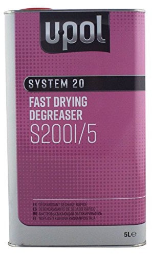 U-POL System 20 Fast Panel Wipe & Degreaser 5L UPol Panelwipe Anti-Static and Anti-Silicone Panel Wipe 5 Litres Fast Degreaser for Localised Panel Repairs