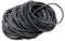 200pcs Tattoo Rubber Bands Damping Rings for Coil Machine Gun Rotary Tattoo Machine Needles Grommets Black Colorful 2 Color (Black) For Professional Tattooist Artists